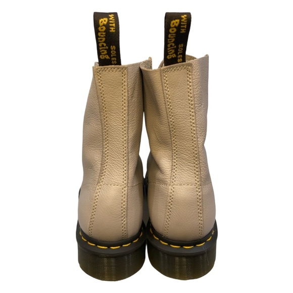 Dr. Martens 1460 Pascal Boots NWT/NWB | Vintage Taupe | Leather Women's Size 10 - Picture 4 of 10